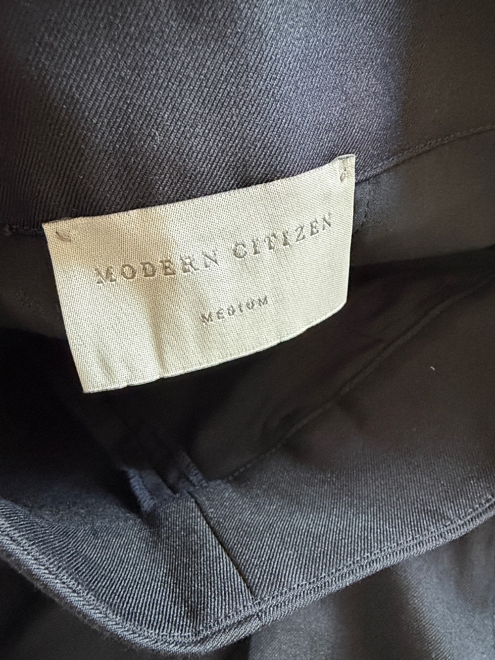 Modern Citizen Deep Navy Blu Pleated High Waisted Dress Pants Trousers - Picture 6 of 7